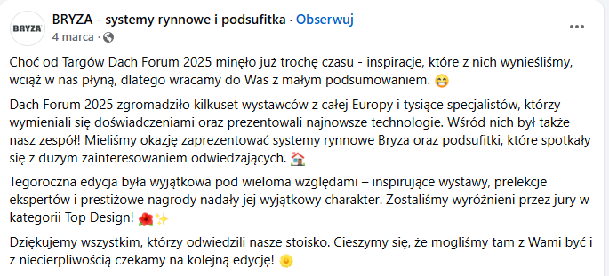 Bryza opinia fb